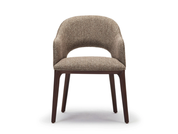 JOY - Fabric chair with armrests by Papell Design - view 2